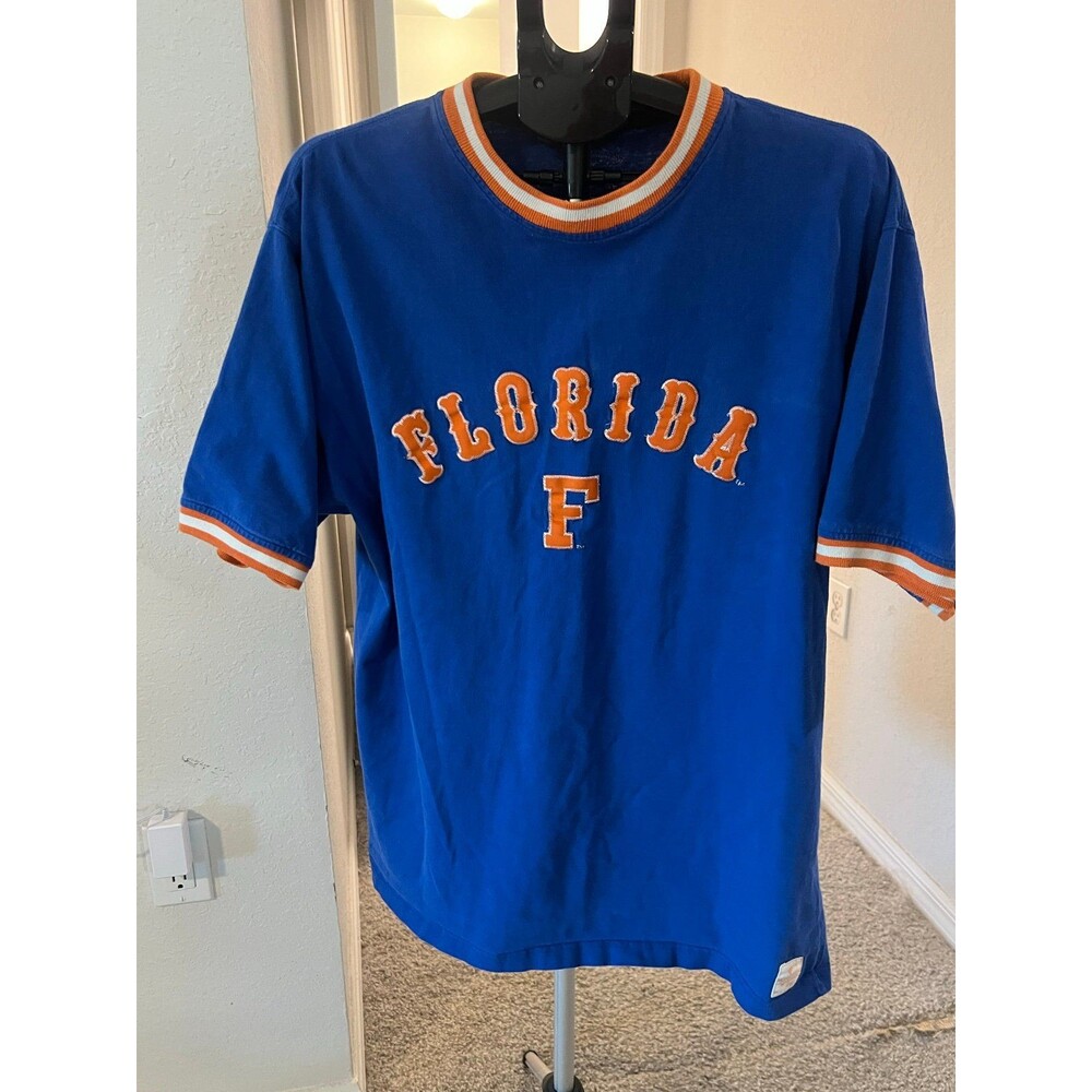 Vintage University of Florida Gators Colosseum Embroidered Logo Ringer Tee XL